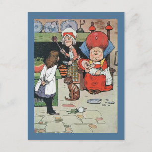 Postal Alice y el Cocinero