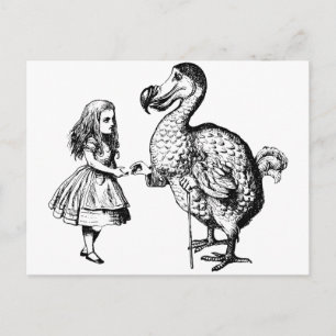Postal Alice y el Dodo