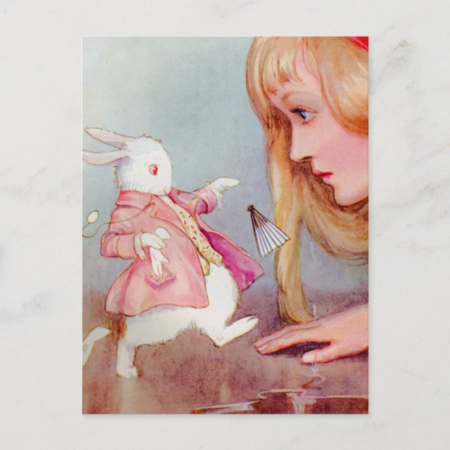 POSTAL ALICE Y LA CONEXIÓN BLANCA (Anverso)
