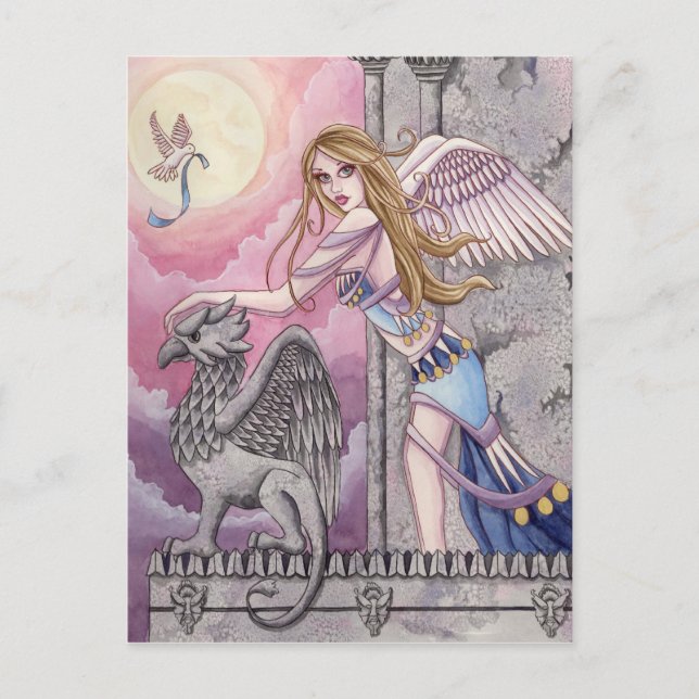 Postal Alicia - Angel Postcard (Anverso)