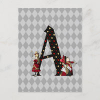 Alicia de Maravilla y Reina de Corazones Carta A