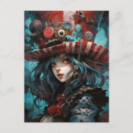 Postal Alicia de Steampunk