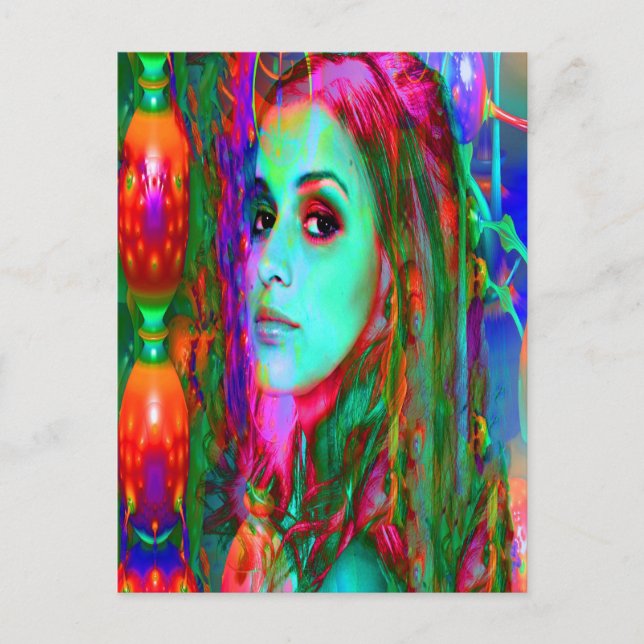 Postal Alicia en el país de las maravillas (Anverso)