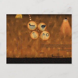 Postal Alicia en el país de las maravillas - Curiouser y 