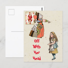 Postal Alicia en el país de las maravillas - Reina de los