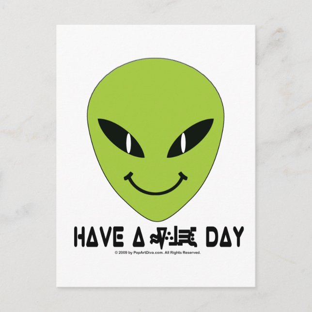 Postal Alien Face (Anverso)