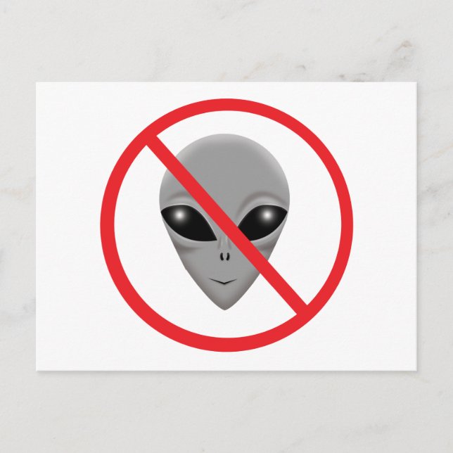 Postal Alien Gray (Anverso)
