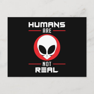 Postal Alien Head Ufo Aliens Area 51 Space Funny Gift