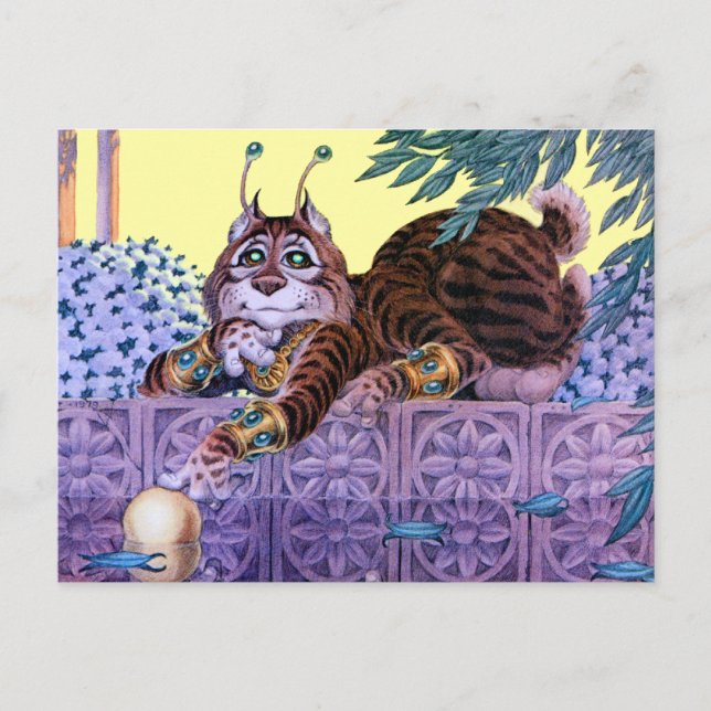 Postal Alien Kitty Postcard (Anverso)