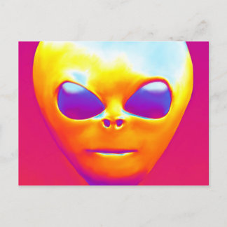 Postal Alien psicodélico