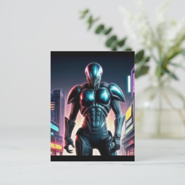 Postal Alien Raven 14 (Anverso de pie)