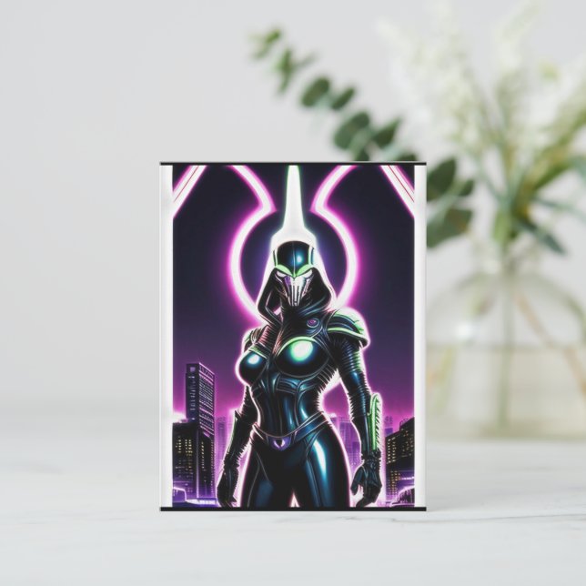 Postal Alien Raven 22 (Anverso de pie)