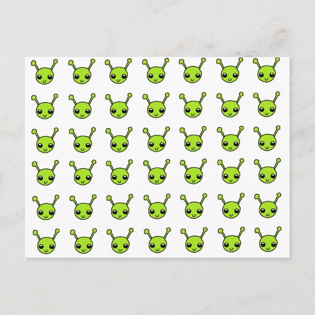 Postal Alienados ecológicos (Anverso)