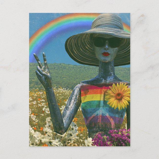 Postal Alienígena de la paz  (Anverso)