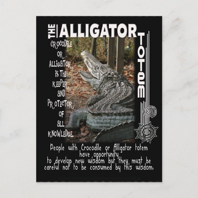 POSTAL ALIGADOR / TIPO CROCODILLO (Anverso)