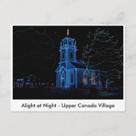 Postal Alight at Night - Upper Canada Village