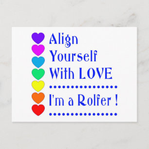 Postal Alignarse con el Amor - Soy un Rolfer