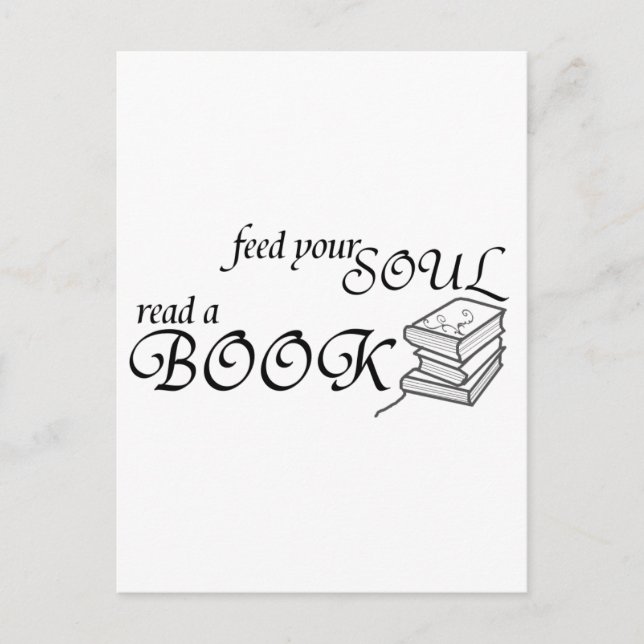 Postal Alimenta tu alma (Anverso)