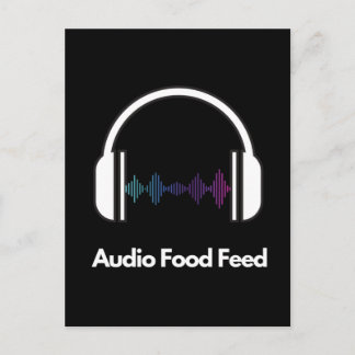 Postal Alimentación de audio de comida