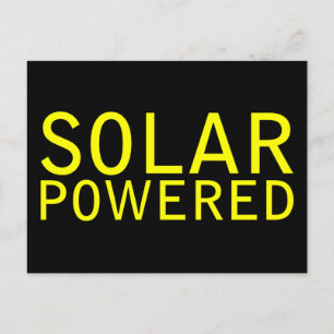 Postal alimentado por energía solar
