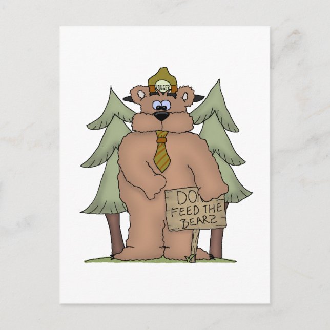 Postal Alimentar los osos (Anverso)
