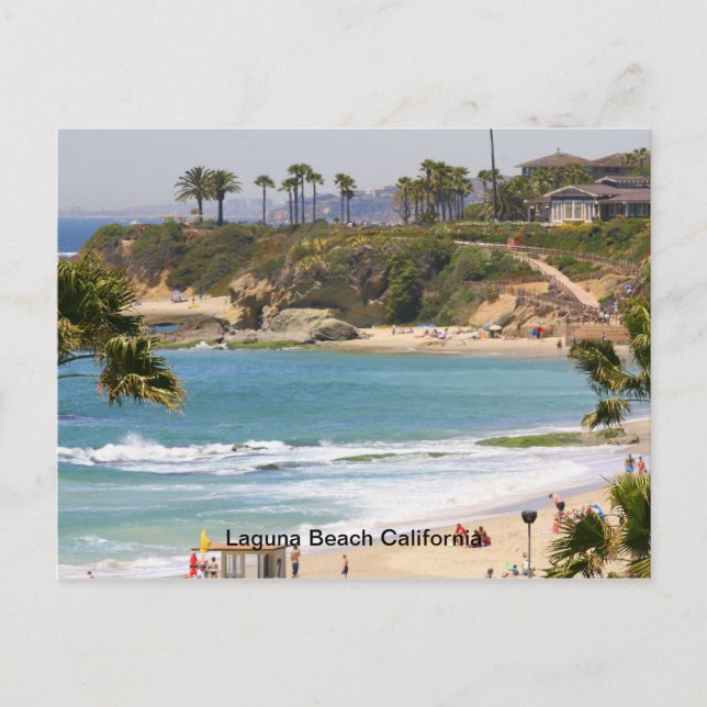 Postal Aliso Beach California (Anverso)
