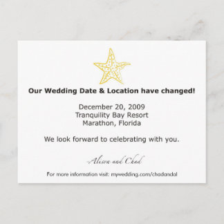 Postal Alison-Date Change-Update