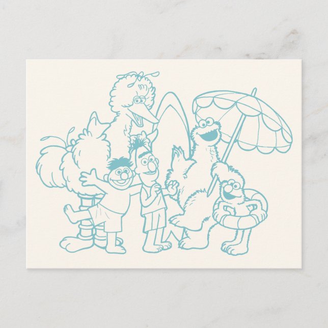 Postal Aliste para la playa