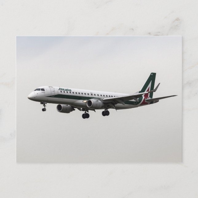 Postal Alitalia Embraer 190 (Anverso)
