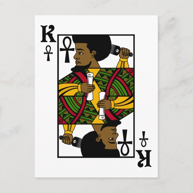 POSTAL ALKEBULAN - EL REY NEGRO (Anverso)