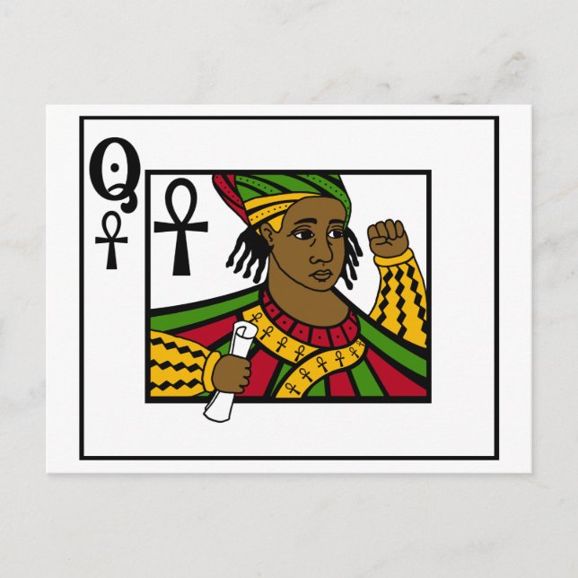 POSTAL ALKEBULAN - LA REINA NEGRA (Anverso)