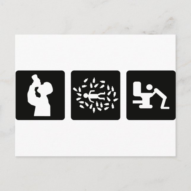 Postal alkohol alki säufer (Anverso)