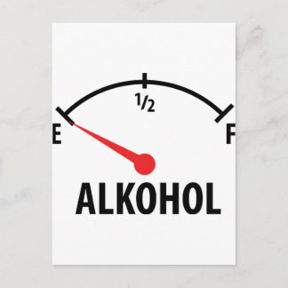 Postal Alkohol Tankanzeige