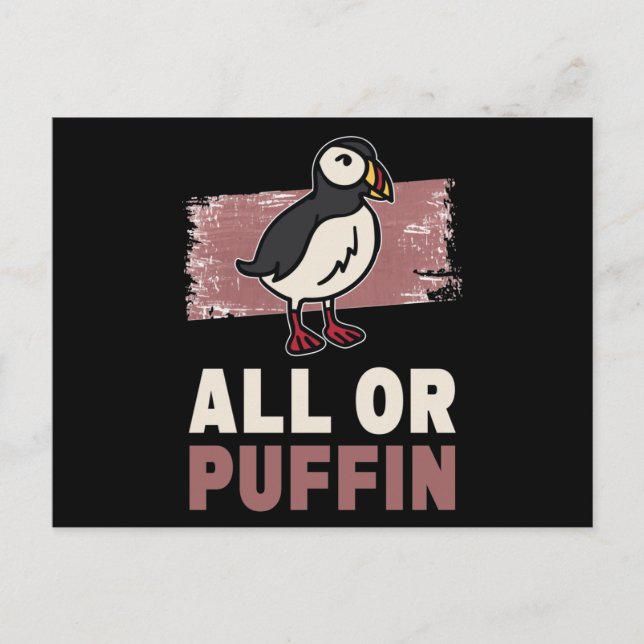 Postal All Or Puffin Puffin (Anverso)