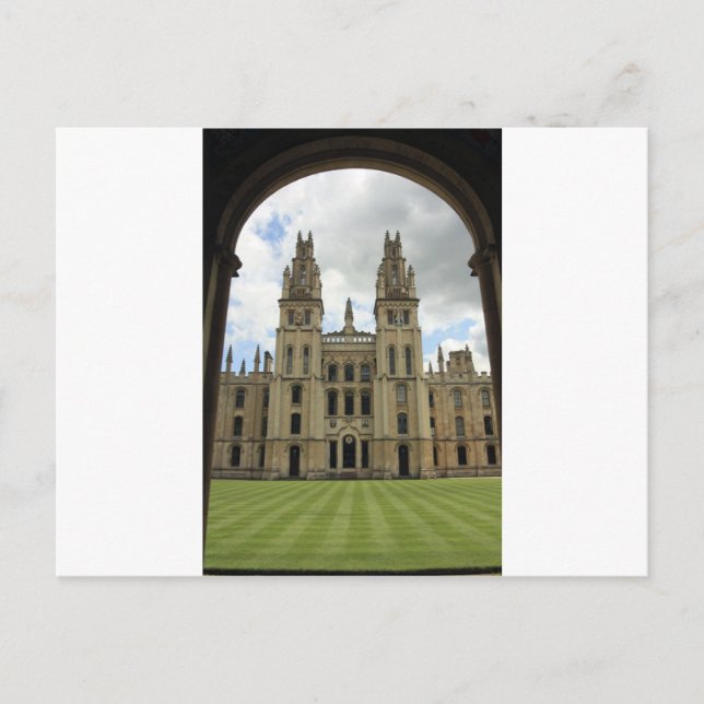 Postal All Souls College, Oxford (Anverso)