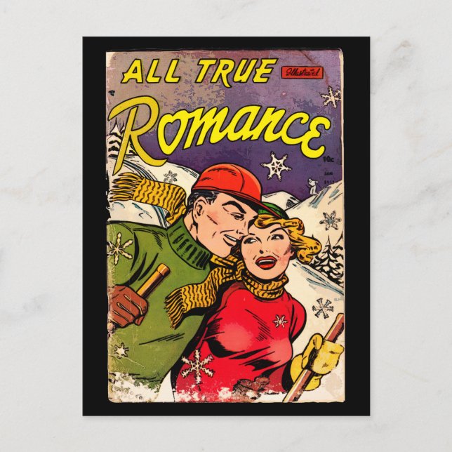 Postal All True Romance #3 - Libro de historietas de époc (Anverso)