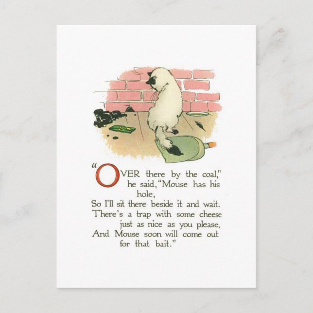 Postal "Allá por el carbón", dijo (Anverso)