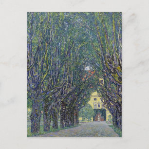 Postal Allee de Gustav Klimt en Schloss Kammer.