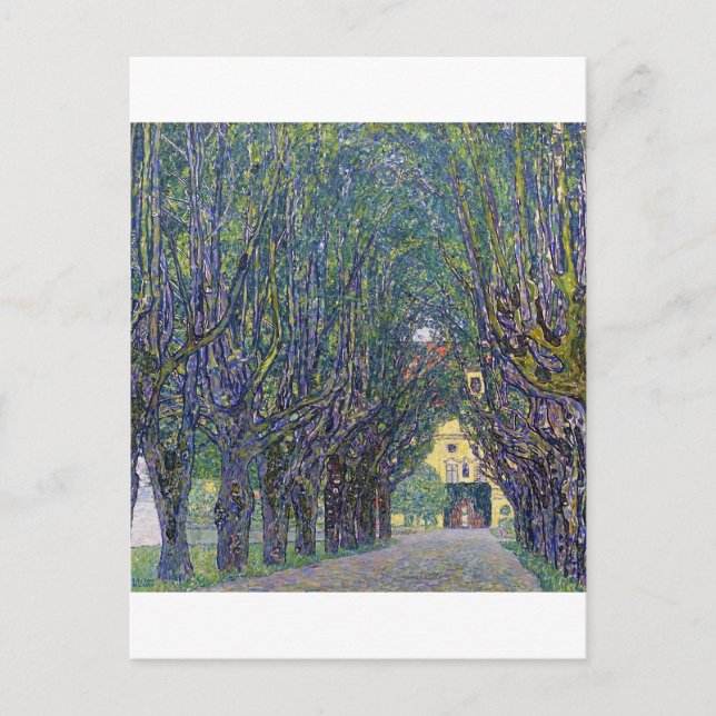 Postal Allee en Schloss Kammer, Gustav Klimt (Anverso)