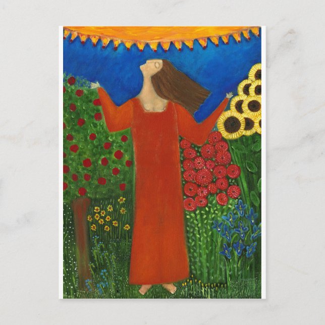 Postal ALLELUIA por el ROSA WALTON (Anverso)