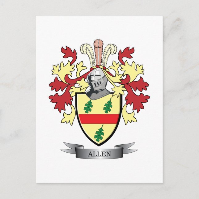 Postal Allen Coat of Arms (Anverso)