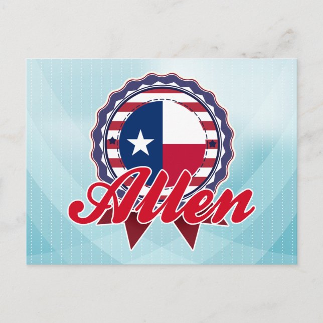 Postal Allen, TX (Anverso)