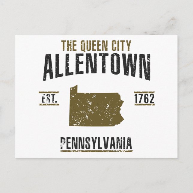 Postal Allentown (Anverso)