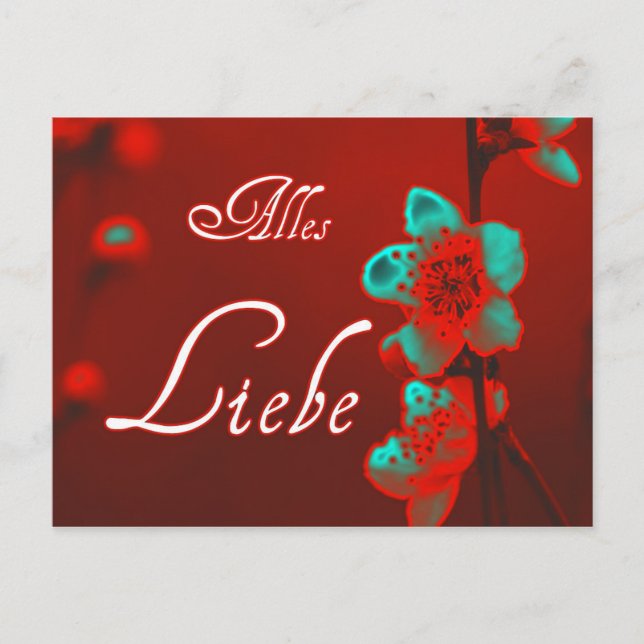 Postal Alles Liebe zum Muttertag! (Anverso)