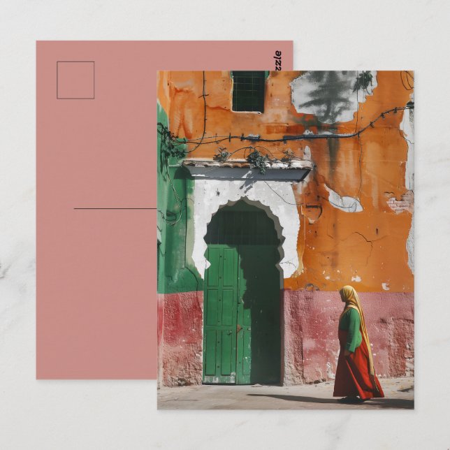 Postal Alley Rabat Morocco (Anverso / Reverso)