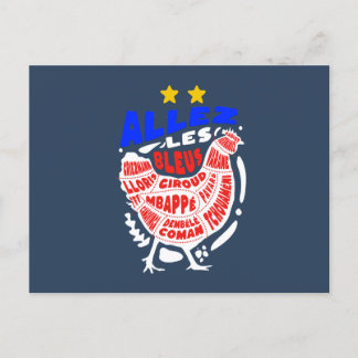 Postal Allez la France