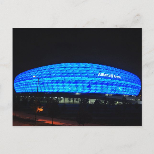 Postal Allianz Arena de noche, Munich (Anverso)