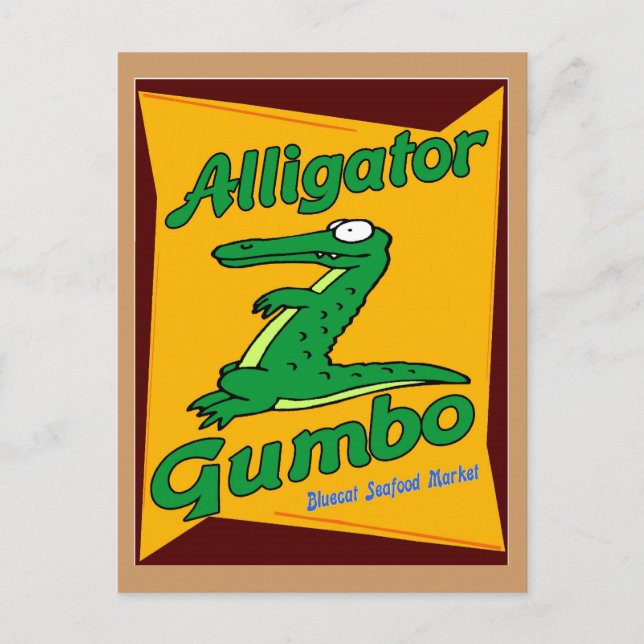 Postal Alligator Gumbo (Anverso)