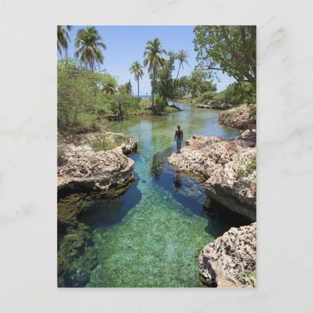 Postal Alligator Hole, Black River Town, Jamaica (Anverso)