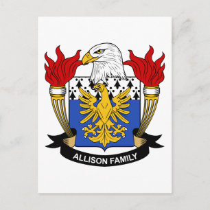 Postal Allison Family Crest